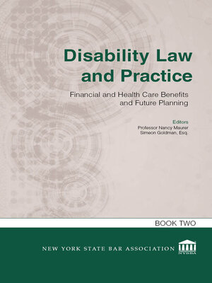 cover image of Disability Law and Practice